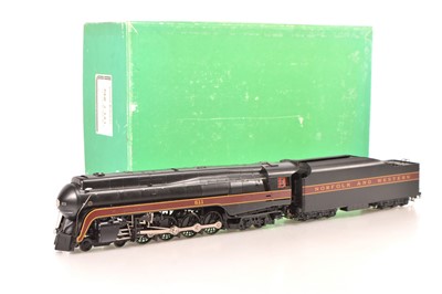 Lot 535 - Overland Models (Ajin Precision - Korea) 0 Gauge  4-8-4 Streamlined Loco & Tender Norfolk & Western 'J' class