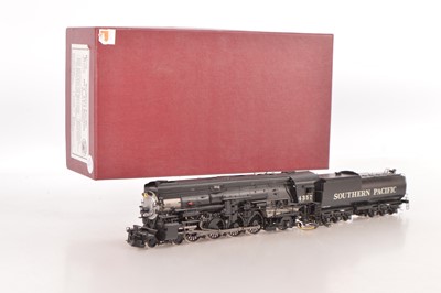 Lot 540 - River Raisin Models (Boo-Rim Precision - Korea) S Gauge 4-8-2 Loco & Tender Southern Pacific black MT-4 Mountain class
