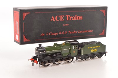 Lot 545 - Ace 0 Gauge Modern Issue E/5 0-6-0 Loco & Tender SR green Q class
