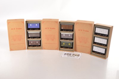 Lot 550 - Ace 0 Gauge Modern Issue Wagon sets No.3, 4 & 5 (3)