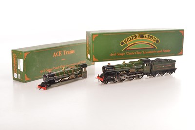 Lot 552 - Darstaed/Ace 0 Gauge Modern Issue 4-6-0 Loco & Tender GWR Lined green Castle class 'Sir Edward Elgar' (2)