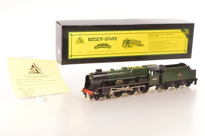 Lot 560 - Corgi/Bassett lowke  0 Gauge Modern issue BL99011 4-6-0 Loco & Tender BR lined green rebuilt Royal Scot class 'Royal Scot'