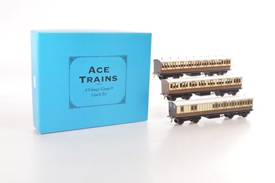 Lot 570 - Ace 0 Gauge Modern issue C/1 LNWR 3-coach Passenger Set