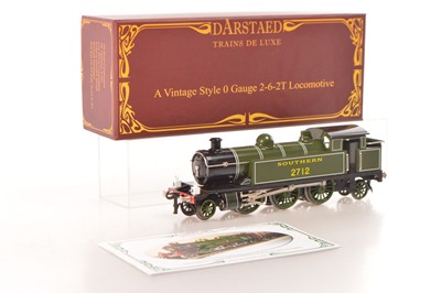 Lot 582 - Darstead 0 Gauge Modern Issue 2-6-2T Southern Lined Green Tank Locomotive No. 2712