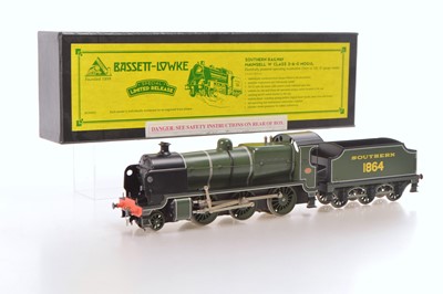 Lot 583 - Corgi Bassett Lowke 0 Gauge Ref: BL99003 SR Green N Class Mogul No. 1864