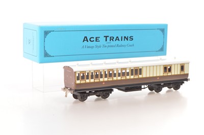 Lot 593 - Ace Trains 0 Gauge Modern Issue LNWR C/1 Brake 3rd Coach