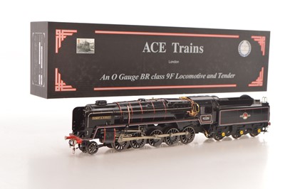 Lot 598 - Ace trains 0 Gauge modern issue E/28 BR class 9F Locomotive "Robert A. Riddles" 2-8-0