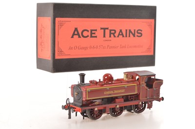 Lot 602 - Ace trains 0 Gauge modern issue E/21 London Transport Class 5700 Pannier Tank Locomotive