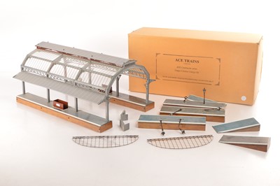 Lot 608 - Ace trains 0 Gauge modern issue Built Station Canopy Kit