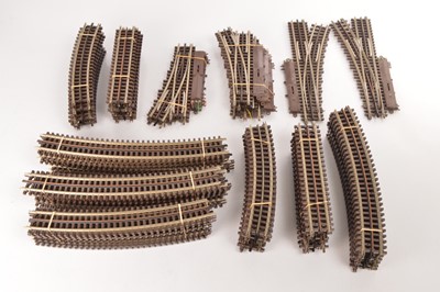 Lot 616 - Atlas 0 Gauge 3 Rail-Electric Track Straights Points/Switches & Curves (78)