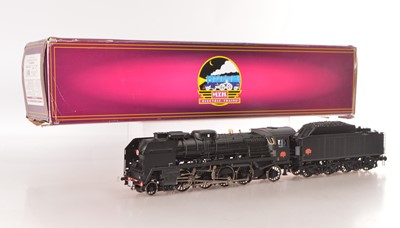 Lot 633 - MTH 0 Gauge French SNCF Chaumont 141P 216 Mikado Locomotive & Tender