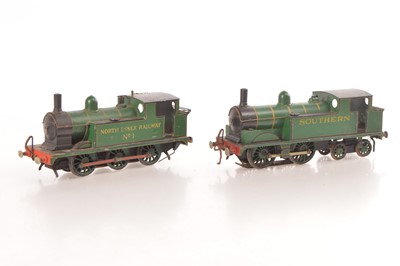 Lot 640 - LMS (LMC) 0 Gauge Pair of 3-rail electric Tank Locomotives (2)