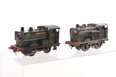 Lot 645 - Leed (LMC/Stronlite (Japan) 0 Gauge pair of 0-4-0 Tank Locos (2)
