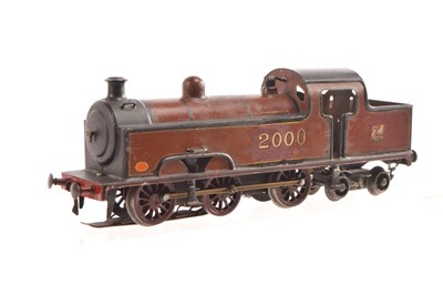 Lot 654 - A modified Marklin O Gauge 0-6-4 "Flat Iron" Tank Locomotive