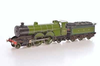 Lot 671 - Keith Murray (Lincs) 0 Gauge Scratch built 4-4-2 Loco & Tender GNR lined green Atlantic