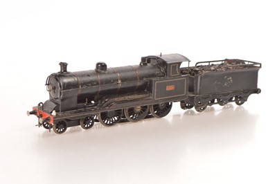 Lot 682 - Marklin/Bing 0 Gauge 4-6-0 Loco & Tender LNWR lined black 'City of Manchester'