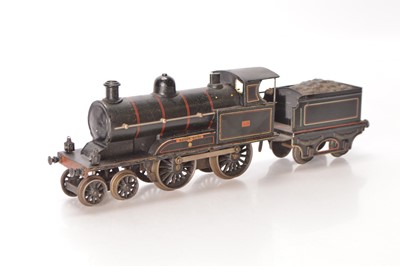 Lot 693 - Marklin Gauge 1 4-4-0 Loco & Tender LNWR lined Black 'Queen Mary'