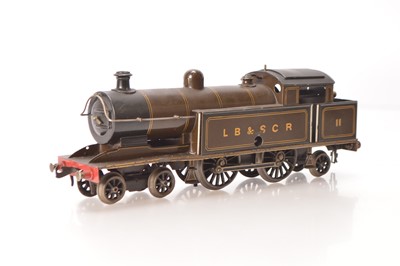 Lot 694 - Bing Gauge 1 4-4-2 LB&SCR (London Brighton and South Coast Railway) Lined umber Tank Loco