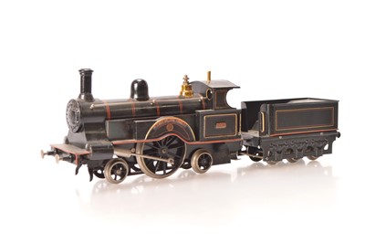 Lot 701 - Carette Gauge 1 2-2-2 Loco & Tender LNWR lined Black 'Lady of the Lake'