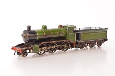Lot 702 - Bing Gauge 1 2-6-0 Loco & Tender GNR (Great Northern Railway) lined green