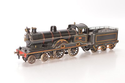 Lot 706 - Marklin Gauge 1 4-4-0 Loco & Tender LNWR lined black 'Precursor'