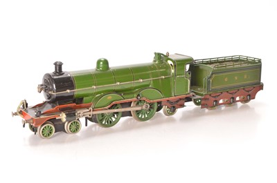 Lot 707 - Marklin gauge 1 4-4-2 Loco & Tender GNR (Great Northen Railway) lined green 'Atlantic'
