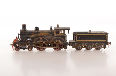 Lot 714 - Carette Gauge 1 4-4-0 Loco & Tender LNWR lined black 'Claud Hamilton' style
