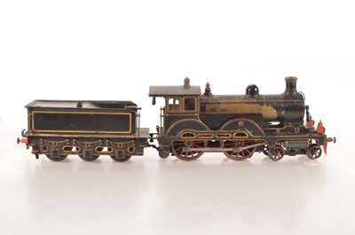 Lot 714 - Carette Gauge 1 4-4-0 Loco & Tender LNWR lined black 'Claud Hamilton' style