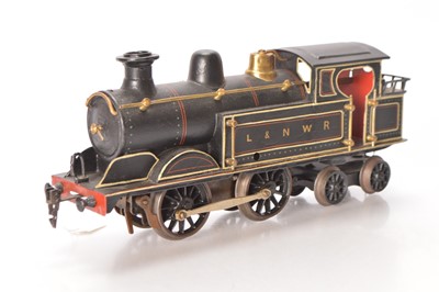 Lot 722 - Marklin Gauge 1 0-4-4 Tank Loco L&NWR lined black