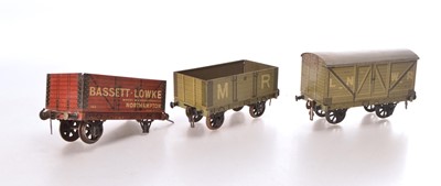 Lot 761 - Carette Gauge 2 Group of Goods wagons (3)