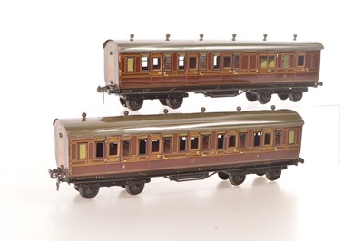 Lot 770 - Bassett Lowke Gauge 1 Pair Of GWR Coaches (2)