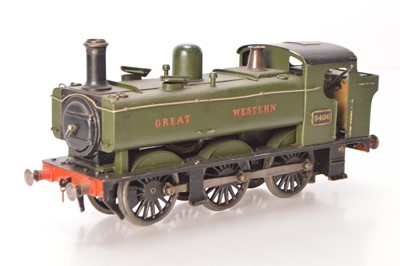Lot 772 - Barrett engineering Gauge 1 0-6-0 Pannier Tank loco GWR green class 5400
