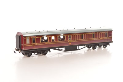 Lot 783 - Custom carriages or similar Gauge 1 LMS All 1st Brake end Lounge saloon coach