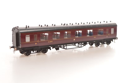 Lot 786 - Kit/Scratch built Gauge 1 LMS 1st/3rd centre Corridor coach