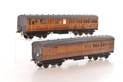 Lot 788 - Kit/Scratch built Gauge 1 pair of LNER Suburban coaches (2)