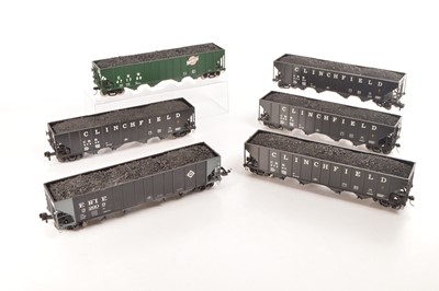 Lot 794 - MTH Gauge 1 Erie Clinchfield & North Western Bay Hoppers (6)