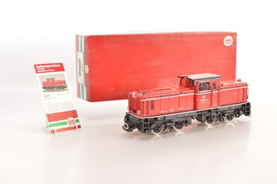Lot 799 - LGB G Gauge Ref:21510 0-4-4-0 Hydraulic diesel Locomotive red No.251903-1