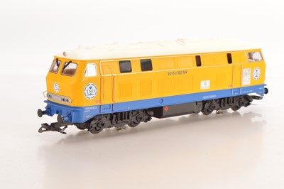 Lot 801 - PIKO G Gauge Continential outline class V215 Diesel Locomotive TSO yellow and blue