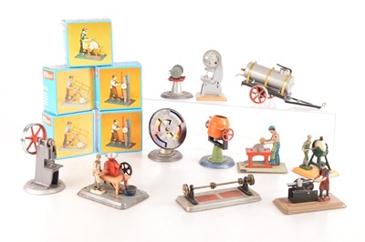 Lot 820 - Wilesco & Fleischmann Workshop tools & Accessories (16)