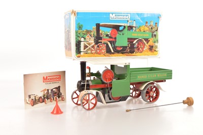 Lot 822 - Mamod SW1 Green Steam Wagon Lorry