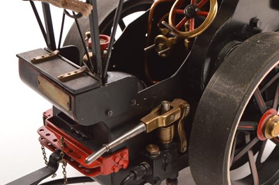 Lot 826 - Markie or similar 3/4" Scale Avelling & Porter Steam roller & water bowser cart (2)