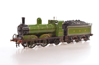 Lot 829 - A Gauge 1 GNR 0-4-2 Ivatt Class F3 Live Steam locomotive & tender No. 533