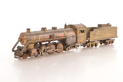 Lot 834 - 0 Gauge 4-6-4 Hudson Live Steam Coal Fired Locomotive & Tender