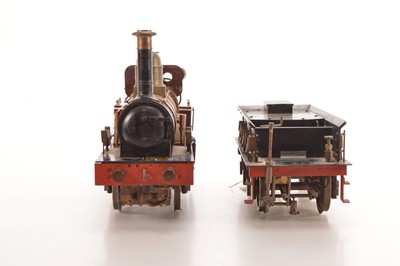 Lot 835 - 3 1/2" Inch Gauge LBSC "Jenny Lind" 2-2-2 Live Steam Coal Fired Locomotive & Tender