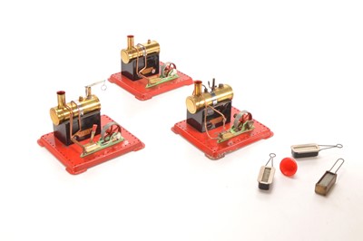 Lot 838 - Mamod Stationary engines (3) 