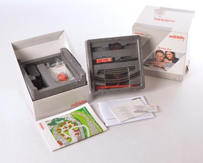 Lot 1 - Marklin Mini-Club Z Gauge Steam Freight Train Set