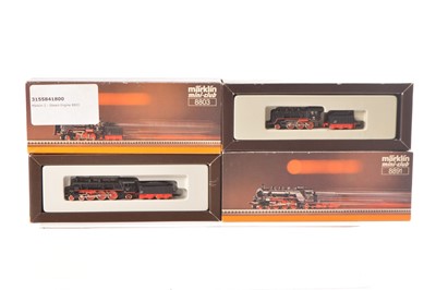 Lot 23 - Marklin Mini-Club Z Gauge German Steam Locomotives (2)