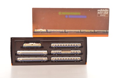 Lot 25 - Marklin Mini Club Z Gauge Rheingold Express Train Pack