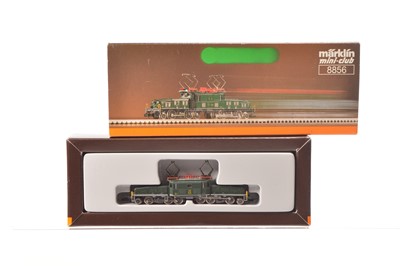 Lot 26 - Marklin Mini-Club Z Gauge Swiss Krokodil Electric Locomotive 