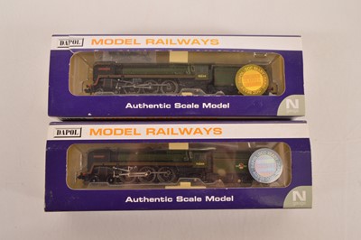 Lot 31 - Dapol N Gauge BR Steam Locomotives With Tenders (2)